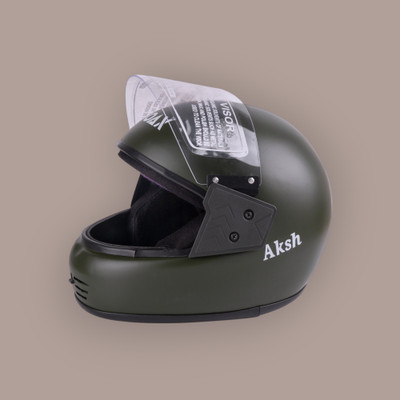 NOAX unisex full face good hard quality helmet-Black285 Motorbike Helmet(Black)