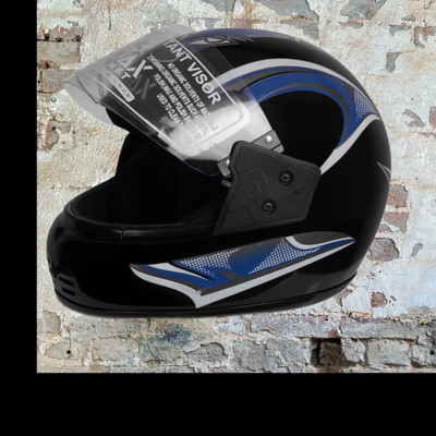 NOAX Double filter unisex helmet45 Motorbike Helmet(Black)