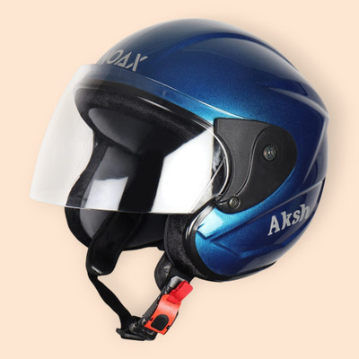 NOAX UNISEX SAFETY HELMET ONROAD HELMET- TWO WHEELER,BIKE & SCOOTER (SL-2568 Motorbike Helmet(Blue)