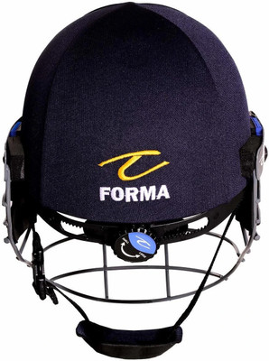 Forma Little Master Helmet with Mild Steel Grill Navy Blue Cricket Helmet(Blue)