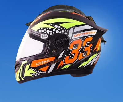 OZONE FULL FACE_HELMET_Hyana_Super Quality_JSR@V@9 Motorbike Helmet(RED BLACK)