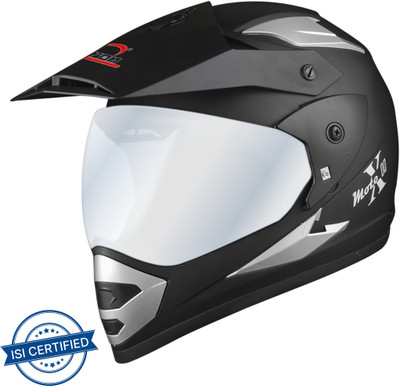 Aaron MX Motorbike Helmet(Mat Black)