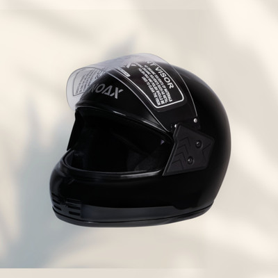 NOAX young men helmet for riding motorbike__-Black9 Motorbike Helmet(Black)
