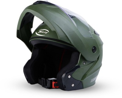 fuery ITCHINF FLIPUP Motorbike Helmet(Green)