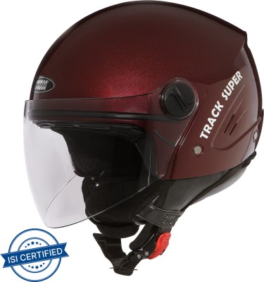 STUDDS Track Super Motorbike Helmet(Wine Red)