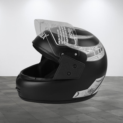 NOAX unisex full face quality good helmet @@232 Motorbike Helmet(Grey)