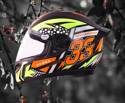 OZONE Premium_Helmet_full face_JBB@Gv@41 Motorbike Helmet(ORENGE BLACK)