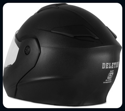 fuery Flip-up Plain Visor Blue Helmet Z020_New Motorsports Helmet(Black)