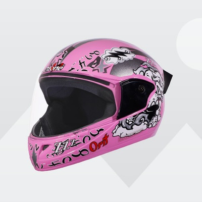 OZONE Zzz_FF_Unisex_freesize_Oz001 Motorbike Helmet(Pink)