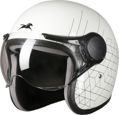 TVS Cruisetown Motorbike Helmet(Grey)