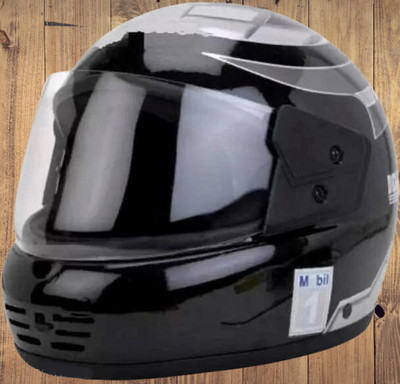KIN Full Face Helmet_ISI certified_Silver52 Motorbike Helmet(Silver)