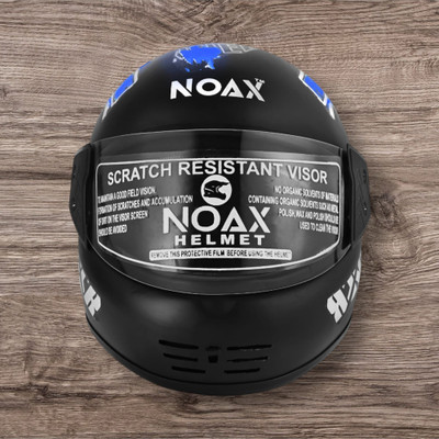 NOAX KING OF HELMET UNISEX OPEN FACE motorbike HELMET-95-Blue Motorbike Helmet(Blue)