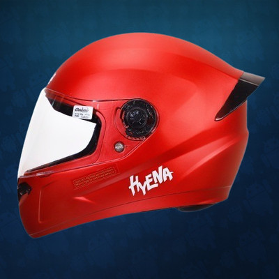 OZONE Prime Helmet_Hyena_full face_ISI_Certified_JBB@V65 Motorbike Helmet(Red)