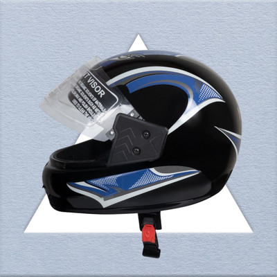 NOAX UNISEX SAFETY HELMET ONROAD HELMET- TWO WHEELER,BIKE & SCOOTER (SL-570 Motorbike Helmet(Blue)