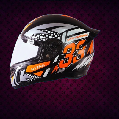 OZONE Prime Helmet_full face_HyEna_VL_@7@312 Motorbike Helmet(ORENGE-BLACK)