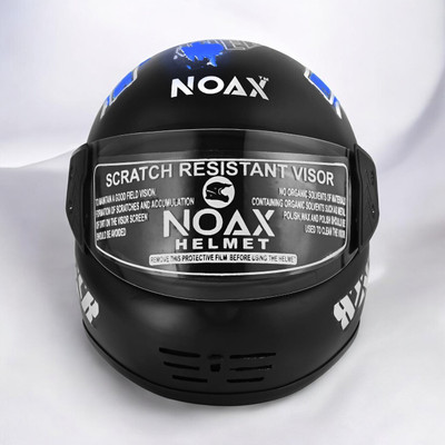 NOAX New_young men helmet for ridinggg motorbike-Blue4646-Helmet 6-ABCD46BLUE46 Motorbike Helmet(Blue)