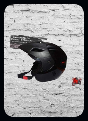 MonteX-1 NEW_New_Flip-up Bike M29 Motorbike Helmet(Black)