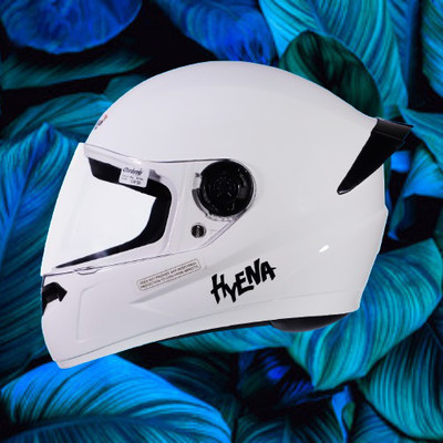 OZONE Full Face_Premium Helmet_Superior Quality_Unique Design_@v@G20 Motorbike Helmet(White)