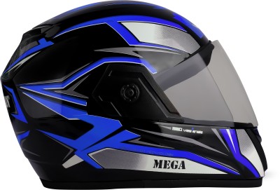 fuery Full Face New Jazz 360 Blue Helmet Z002 Motorsports Helmet(Blue)