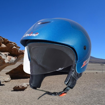 OZONE Zippo plain_OF_Unisex_largesize_Oz092 Motorbike Helmet(Blue)
