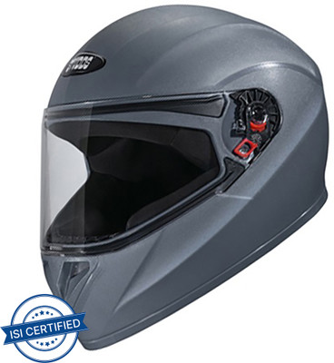 STUDDS Crest Eco Motorbike Helmet(Grey)