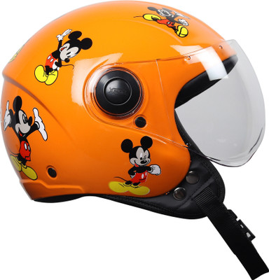 Xinor Fogi for Kids Boys & Girls ISI Certified Motorbike Helmet(Orange)
