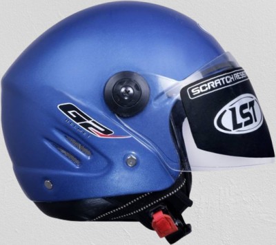 ANAYANI BLUE TRACK ISI HELMET Motorbike Helmet(Blue)