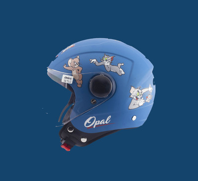 OZONE Prime Helmet_OpenFace_for Safety_Premium quality_LG@a@141 Motorbike Helmet(Blue)