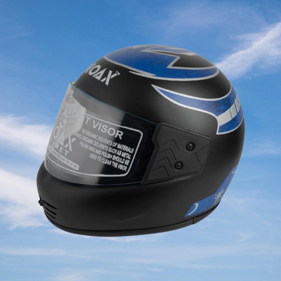 NOAX Kawach for biker0.8 Motorbike Helmet(Blue matt)