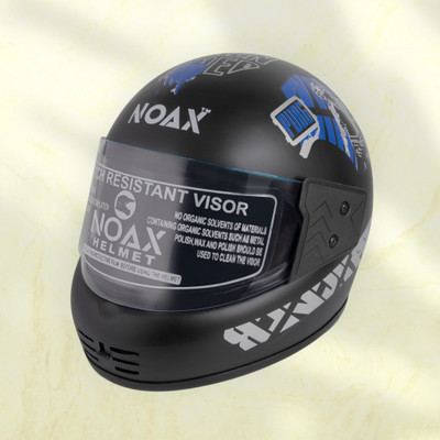 NOAX unisex full face good hard quality helmet-Green295295-Helmet 5-ABCD Motorbike Helmet(Blue)