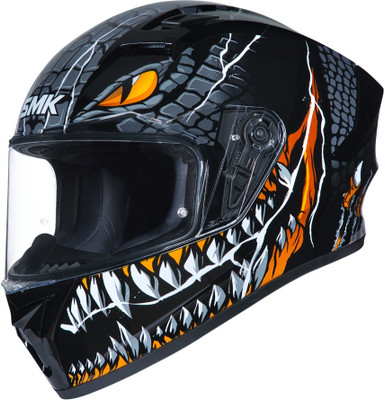 SMK Stellar Motorbike Helmet(Multicolor)