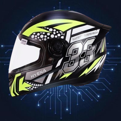 OZONE Prime Helmet_full face_HyEna_VL_@7@272 Motorbike Helmet(YELLOW-BLACK)