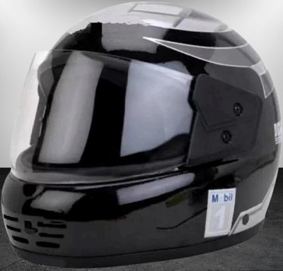 KIN Full Face Helmet_ISI certified_Silver42 Motorbike Helmet(Silver)