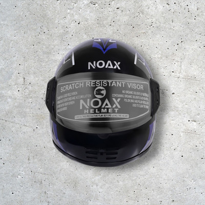 NOAX KING OF HELMET UNISEX OPEN FACE motorbike HELMET-Blue83 Motorbike Helmet(Blue)