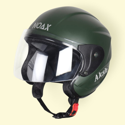Font Unisex Full Face Helmet For Motorbikes -630A Motorbike Helmet(Dark Green)
