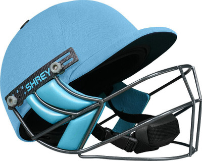Shrey Prime Steel Cricket Helmet(Sky Blue)