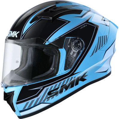 SMK Stellar Sports Adox Motorbike Helmet(Multicolor)