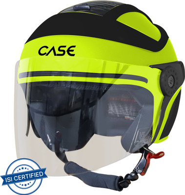 Steelbird SB-29 Case Motorbike Helmet(GLOSSY FLUO NEON)