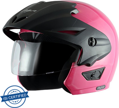 VEGA Cruiser W/P Motorbike Helmet(Pink)