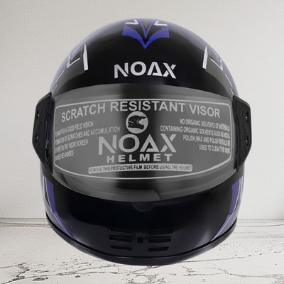 NOAX UNISEX SAFETY HELMET ONROAD HELMET- TWO WHEELER,BIKE & SCOOTER (SL-337 Motorbike Helmet(Blue)