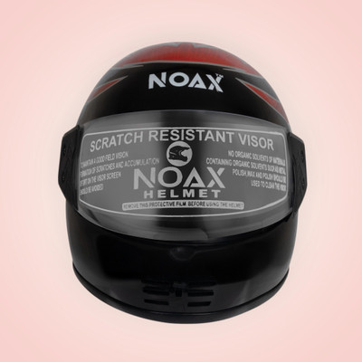 NOAX unisex full face good hard quality helmet-Green272 fk_244 Motorbike Helmet(Red)