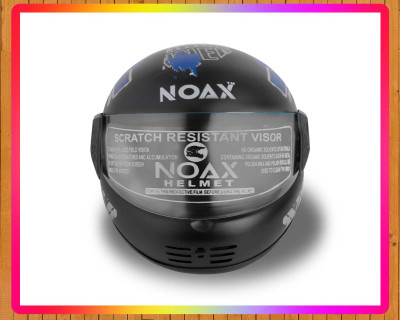 NOAX ISI MARKED FULL FACE HELMET FOR SAFE RIDING UNISEX BUYY_112 Motorbike Helmet(Blue)