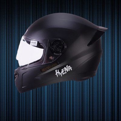 OZONE HyEnA_Super_Quality_Helmet_For Safety n Style_@LG@_0118 Motorbike Helmet(Black)