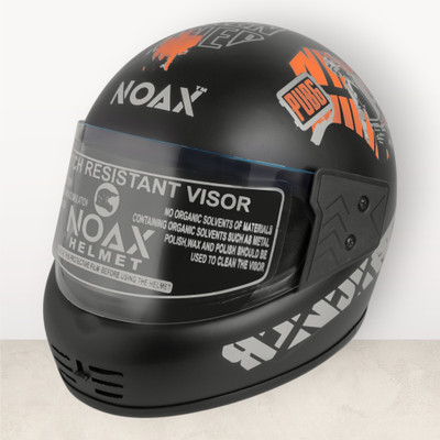 NOAX HELMET KING FULL FACE & ISI MARKED FOR UNISEX ((SL-285 Motorbike Helmet(Blue)