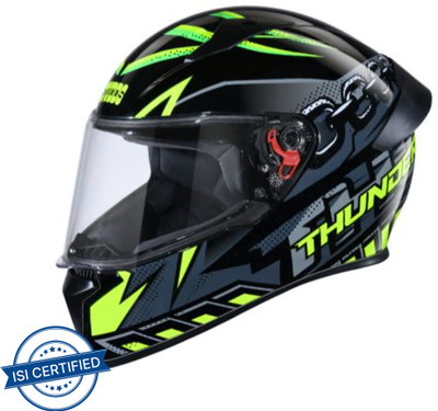 STUDDS THUNDER D5 Motorbike Helmet(Black N5)