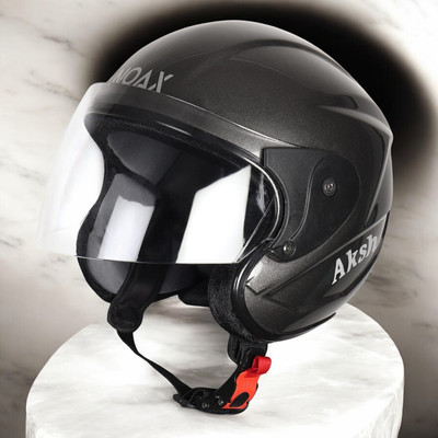 NOAX Helmet GOOD QUALITYFOR UNISEX BIKE RIDI-149 Motorbike Helmet(Black)