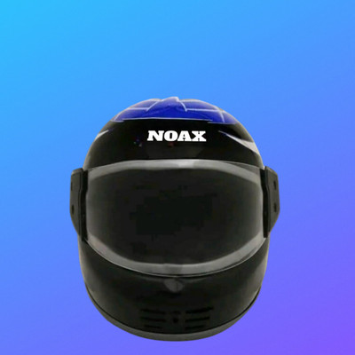 Font blue full face helmet unisex73-AAA Motorbike Helmet(Black)