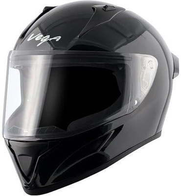 VEGA bolt Motorbike Helmet(Black)