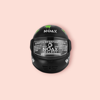 Font unisex full face quality good helmet @@-245-ABC Motorbike Helmet(Green)