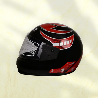 NOAX unisex full face good hard quality helmet-Green272 fk_252 Motorbike Helmet(Red)
